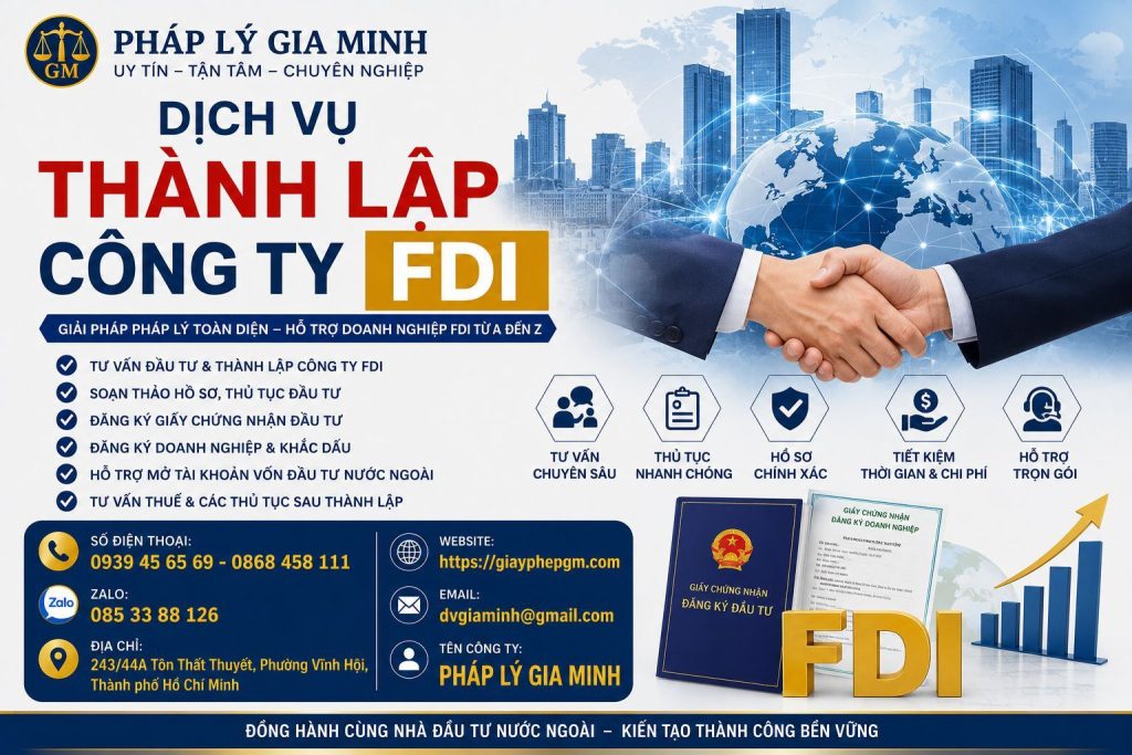Dịch Vụ Thành Lập Công Ty FDI