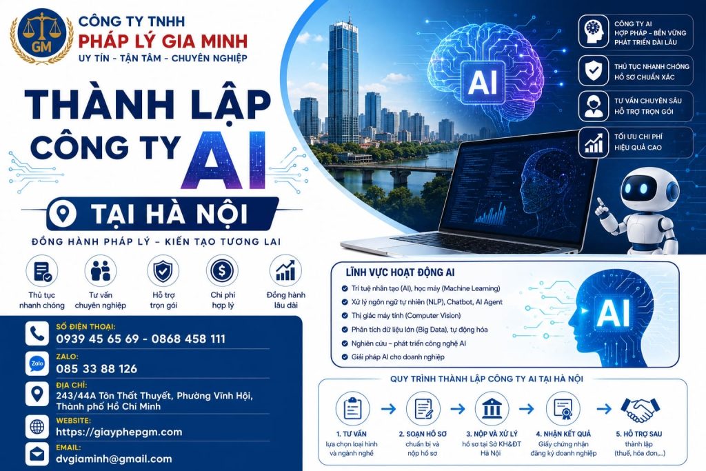 Thành Lập Công Ty AI Tại Hà Nội