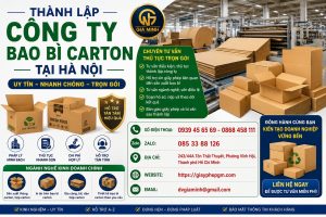 Thành Lập Công Ty Bao Bì Carton Tại Hà Nội