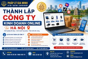Thành Lập Công Ty Kinh Doanh Online Tại Hà Nội