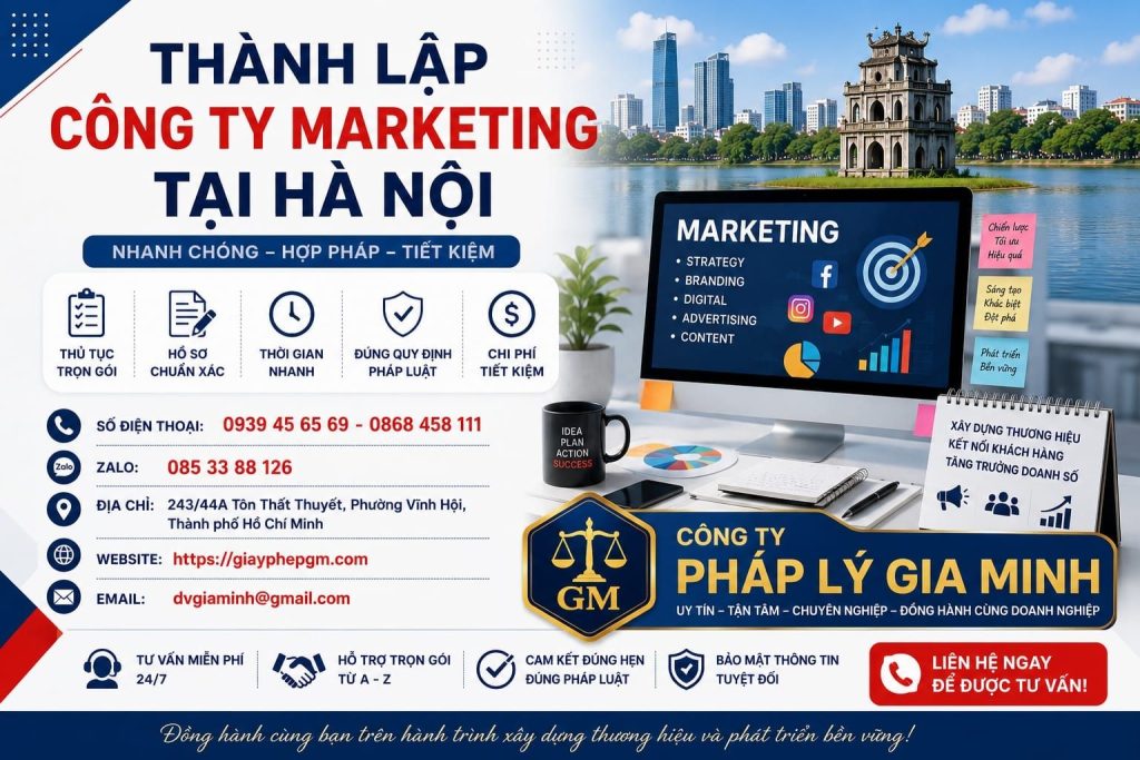 Thành Lập Công Ty Marketing Tại Hà Nội