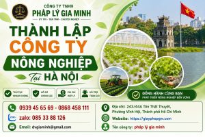 Thành Lập Công Ty Nông Nghiệp Tại Hà Nội