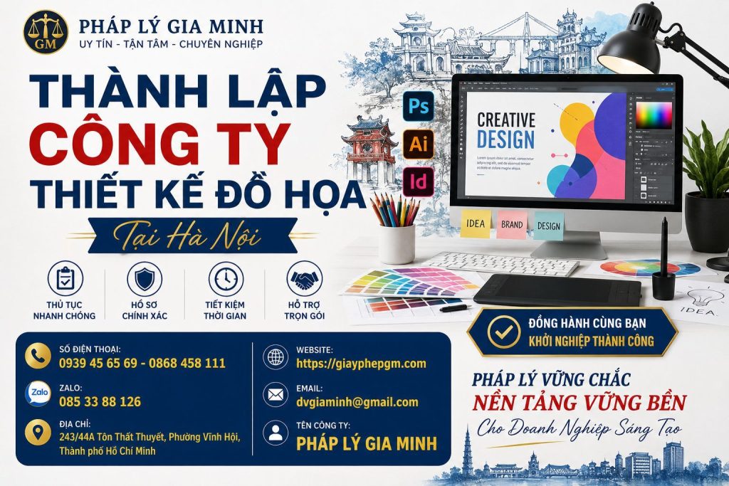 Thành Lập Công Ty Thiết Kế Đồ Họa Tại Hà Nội