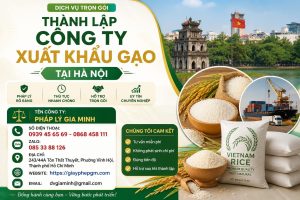 Thành Lập Công Ty Xuất Khẩu Gạo Tại Hà Nội