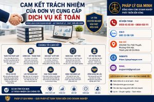 Cam kết trách nhiệm của đơn vị cung cấp dịch vụ kế toán