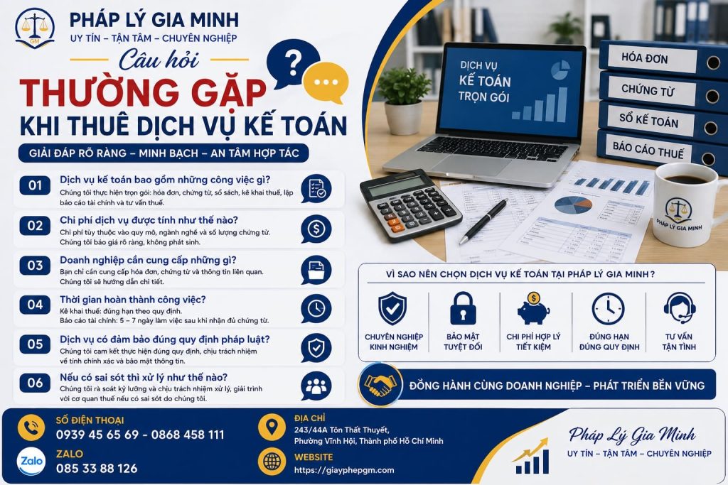 Câu hỏi thường gặp khi thuê dịch vụ kế toán: Giải đáp những vấn đề doanh nghiệp quan tâm 1 Câu hỏi thường gặp khi thuê dịch vụ kế toán