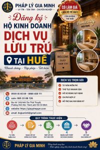 Đăng ký hộ kinh doanh dịch vụ lưu trú tại Huế
