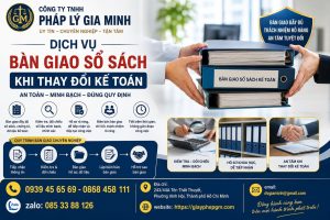 Dịch vụ bàn giao sổ sách khi thay đổi kế toán
