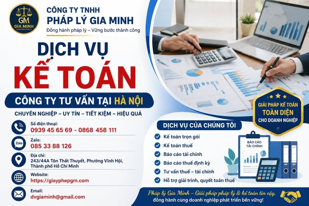 Dịch vụ kế toán công ty tư vấn tại Hà Nội: Giải pháp quản lý tài chính chuyên nghiệp 1 Dịch vụ kế toán công ty tư vấn tại Hà Nội