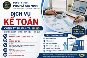 Dịch vụ kế toán công ty tư vấn tại Hà Nội