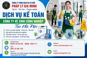 Dịch vụ kế toán công ty vệ sinh công nghiệp tại Hà Nội