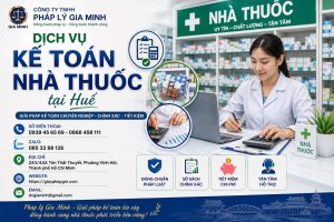 Dịch vụ kế toán nhà thuốc tại Huế