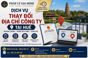 Dịch vụ thay đổi địa chỉ công ty tại Huế