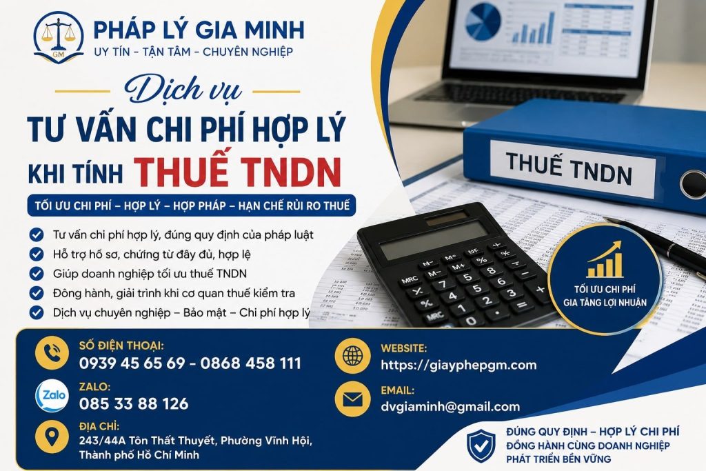 Dịch vụ tư vấn chi phí hợp lý khi tính thuế TNDN giúp doanh nghiệp tối ưu thuế 1 Dịch vụ tư vấn chi phí hợp lý khi tính thuế TNDN