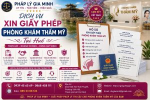 Dịch vụ xin giấy phép phòng khám thẩm mỹ tại Huế