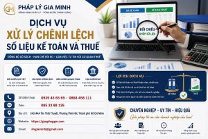 Dịch vụ xử lý chênh lệch số liệu kế toán và thuế