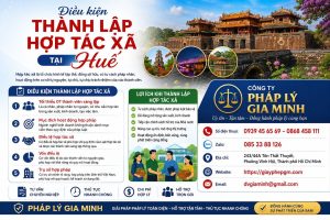Điều kiện thành lập hợp tác xã tại Huế