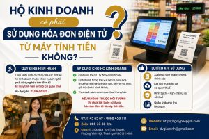 Hộ kinh doanh có phải sử dụng hóa đơn điện tử từ máy tính tiền không?