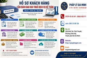 Hồ sơ khách hàng cần bàn giao khi thuê dịch vụ kế toán