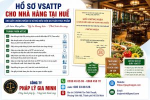 Hồ sơ VSATTP cho nhà hàng tại Huế