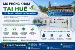 Mở phòng khám tại Huế có cần giấy phép môi trường không
