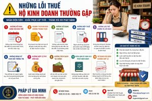 Những lỗi thuế hộ kinh doanh thường gặp