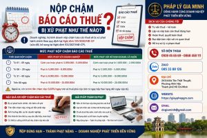Nộp chậm báo cáo thuế bị xử phạt như thế nào?
