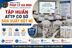 Tập huấn ATTP cơ sở sản xuất bột mì