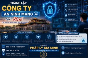 Thành lập công ty an ninh mạng tại Huế