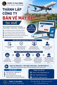 Thành lập công ty bán vé máy bay tại Huế