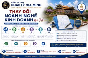 Thay đổi ngành nghề kinh doanh tại Huế