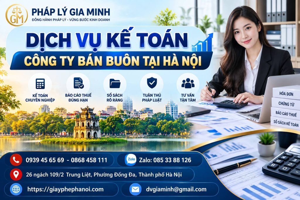 Dịch Vụ Kế Toán Công Ty Bán Buôn Tại Hà Nội