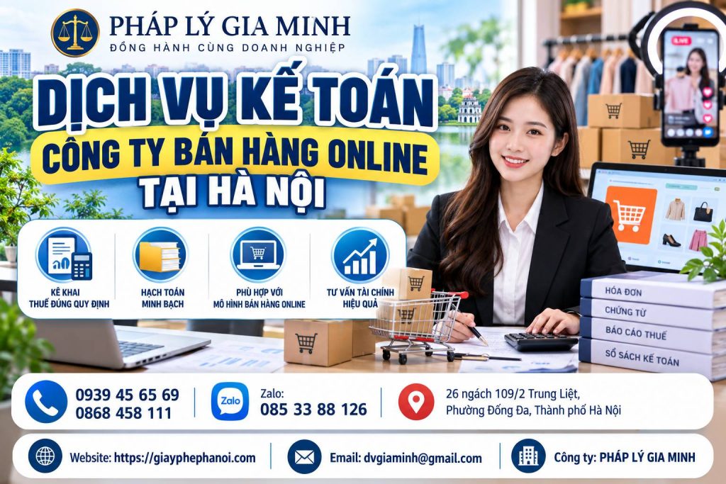Dịch Vụ Kế Toán Công Ty Bán Hàng Online Tại Hà Nội