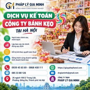 Dịch vụ kế toán công ty bánh kẹo tại Hà Nội