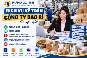 Dịch Vụ Kế Toán Công Ty Bao Bì Tại Hà Nội