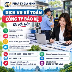 Dịch vụ kế toán công ty bảo vệ tại Hà Nội