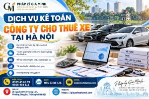 Dịch vụ kế toán công ty cho thuê xe tại Hà Nội