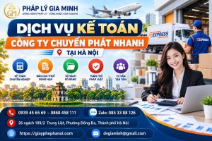 Dịch Vụ Kế Toán Công Ty Chuyển Phát Nhanh Tại Hà Nội