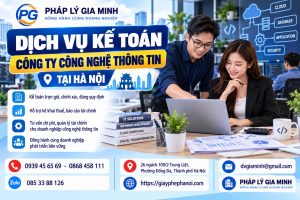 Dịch Vụ Kế Toán Công Ty Công Nghệ Thông Tin Tại Hà Nội