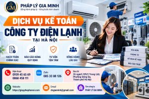 Dịch Vụ Kế Toán Công Ty Điện Lạnh Tại Hà Nội