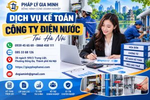 Dịch Vụ Kế Toán Công Ty Điện Nước Tại Hà Nội