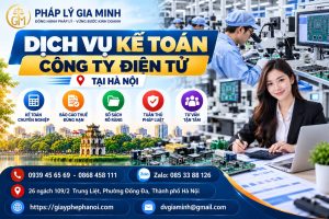 Dịch Vụ Kế Toán Công Ty Điện Tử Tại Hà Nội