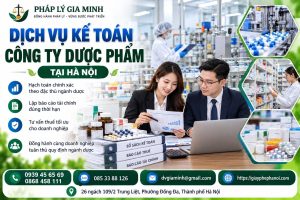 Dịch vụ kế toán công ty dược phẩm tại Hà Nội