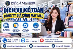 Dịch Vụ Kế Toán Công Ty Gia Công May Mặc Tại Hà Nội