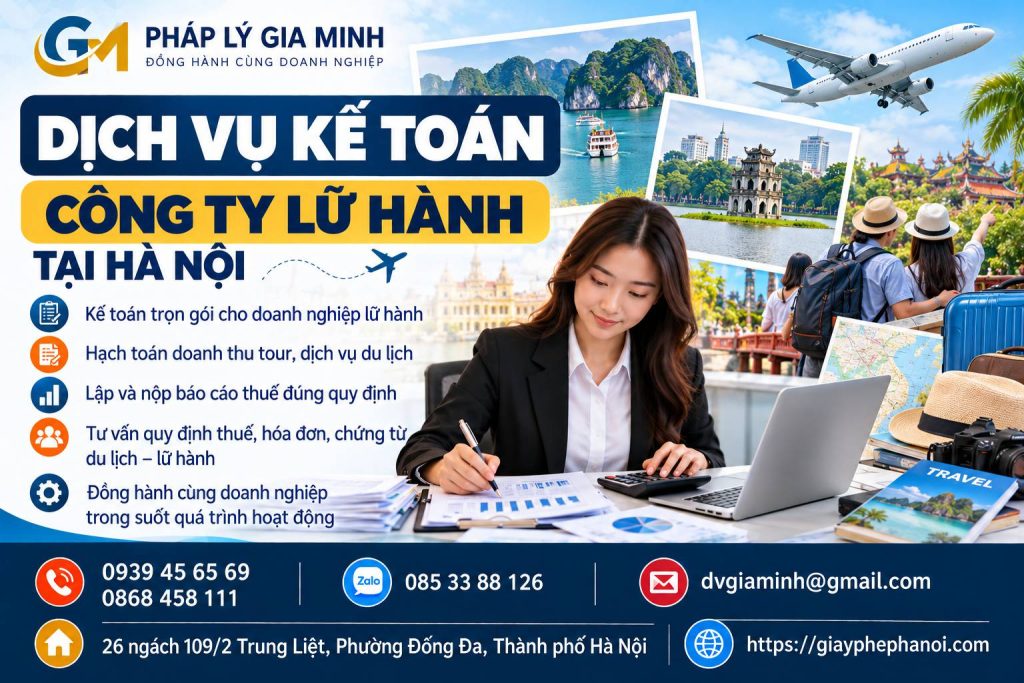 Dịch vụ kế toán công ty lữ hành tại Hà Nội 1 Dịch Vụ Kế Toán Công Ty Lữ Hành Tại Hà Nội