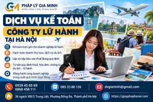 Dịch Vụ Kế Toán Công Ty Lữ Hành Tại Hà Nội