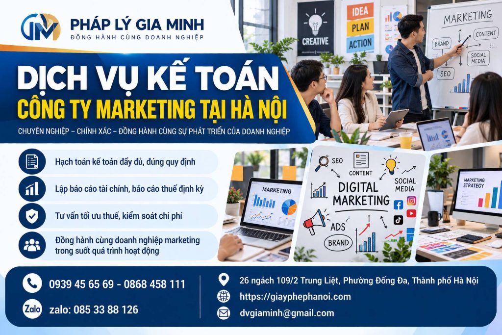 Dịch vụ kế toán công ty marketing tại Hà Nội 1 Dịch Vụ Kế Toán Công Ty Marketing Tại Hà Nội