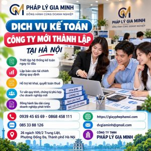 Dịch vụ kế toán công ty mới thành lập tại Hà Nội