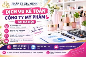 Dịch vụ kế toán công ty mỹ phẩm tại Hà Nội