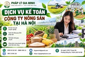 Dịch vụ kế toán công ty nông sản tại Hà Nội
